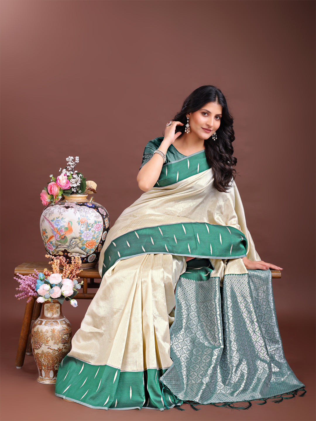 Chandrika Charm Lichi Silks Saree Collection | Ready To Wear SKU - ASDAI1001 to 08