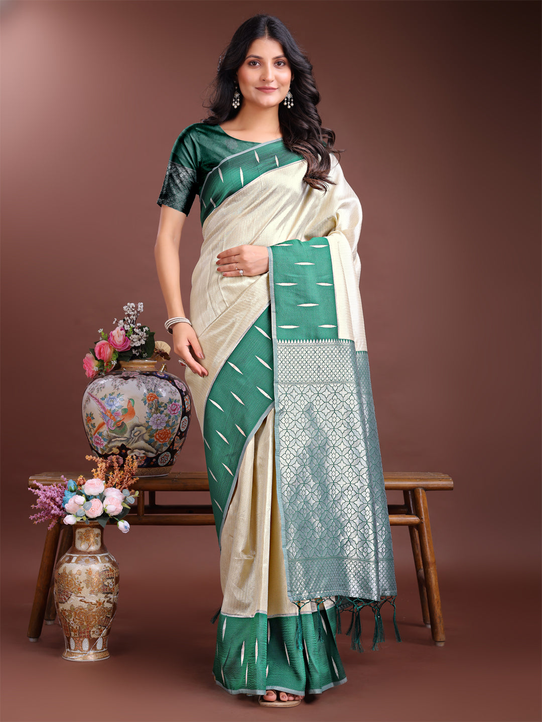 Chandrika Charm Lichi Silks Saree Collection | Ready To Wear SKU - ASDAI1001 to 08