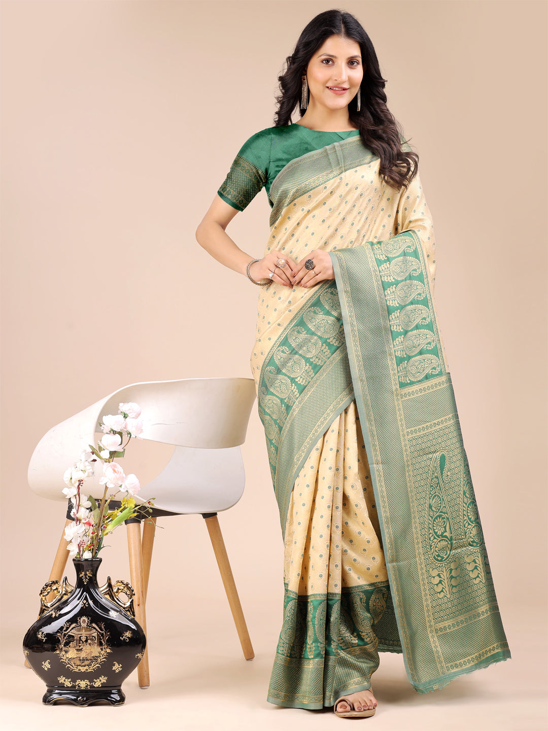 Beautiful Jazbaat Jhalar Saree Collection| Ready To Wear SKU-ASAUR2001 To 06