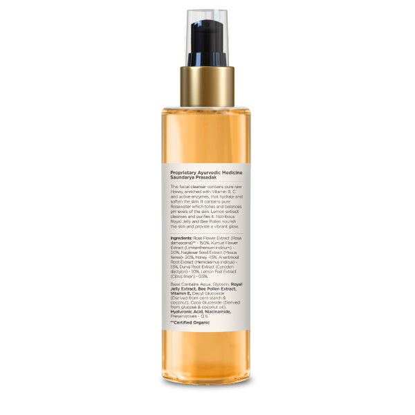 Delicate Facial Cleanser / Face wash Mashobra Honey, Lemon & Rosewater - 130ml