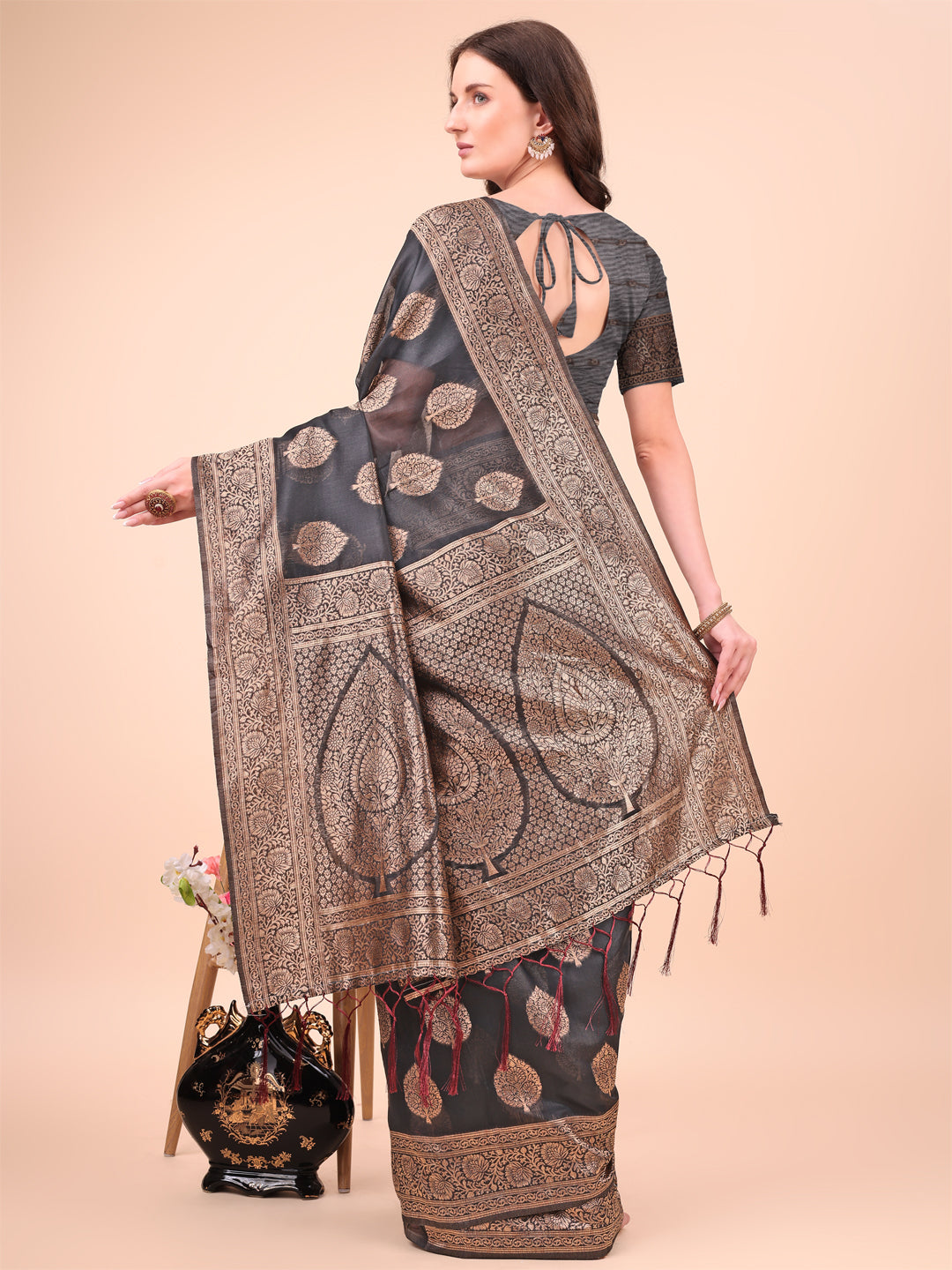 Soot Saaz Cotton Sarees Collection | Ready To Wear SKU - ASDHA1001 to 03