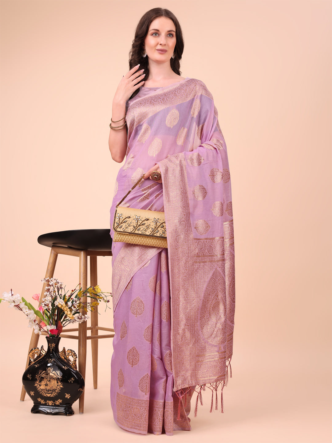 Soot Saaz Cotton Sarees Collection | Ready To Wear SKU - ASDHA1001 to 03