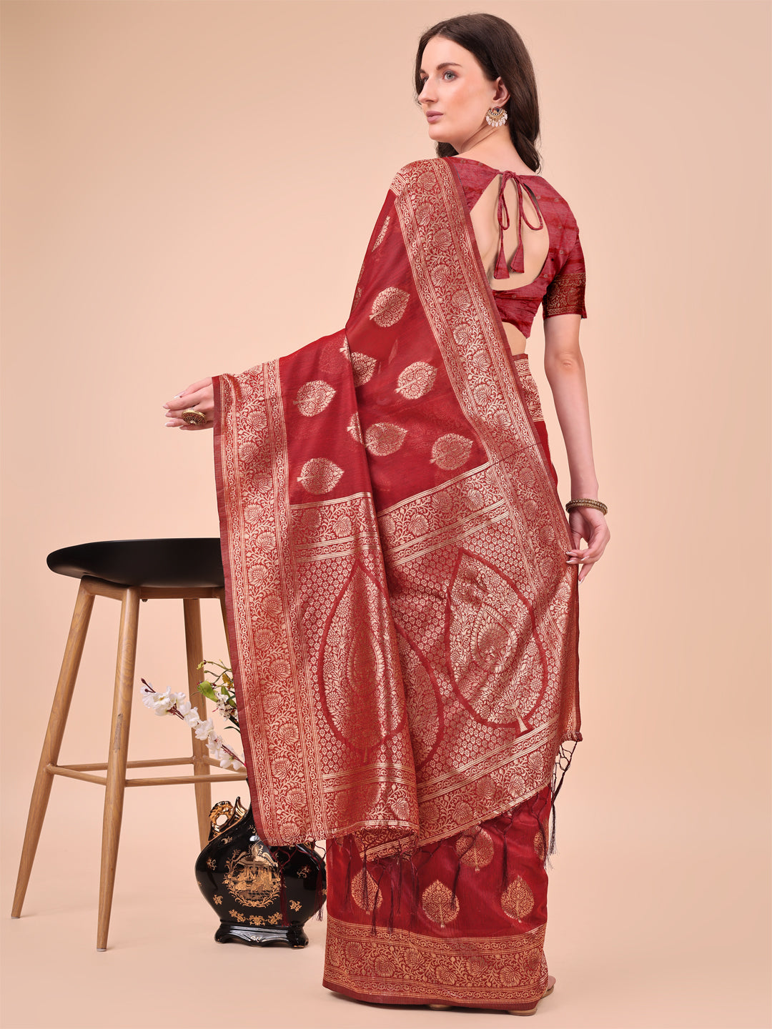 Soot Saaz Cotton Sarees Collection | Ready To Wear SKU - ASDHA1001 to 03