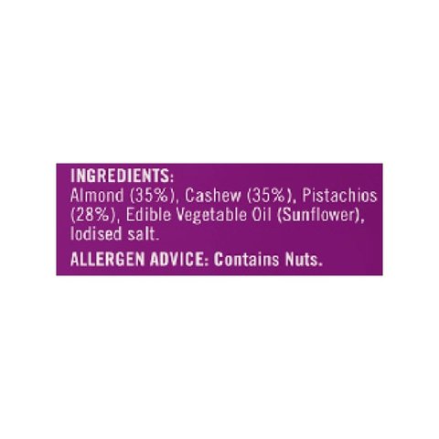 MOM - Meal Of The Moment by Dry Roasted Cashews, Almonds & Pista Nuts Mix - 45 gms