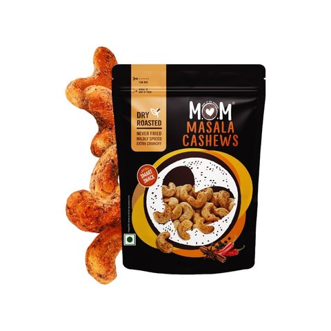 Dry Roasted Masala Cashew by MOM - Meal Of The Moment - 40 gms