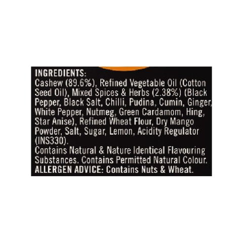 Dry Roasted Masala Cashew by MOM - Meal Of The Moment - 40 gms