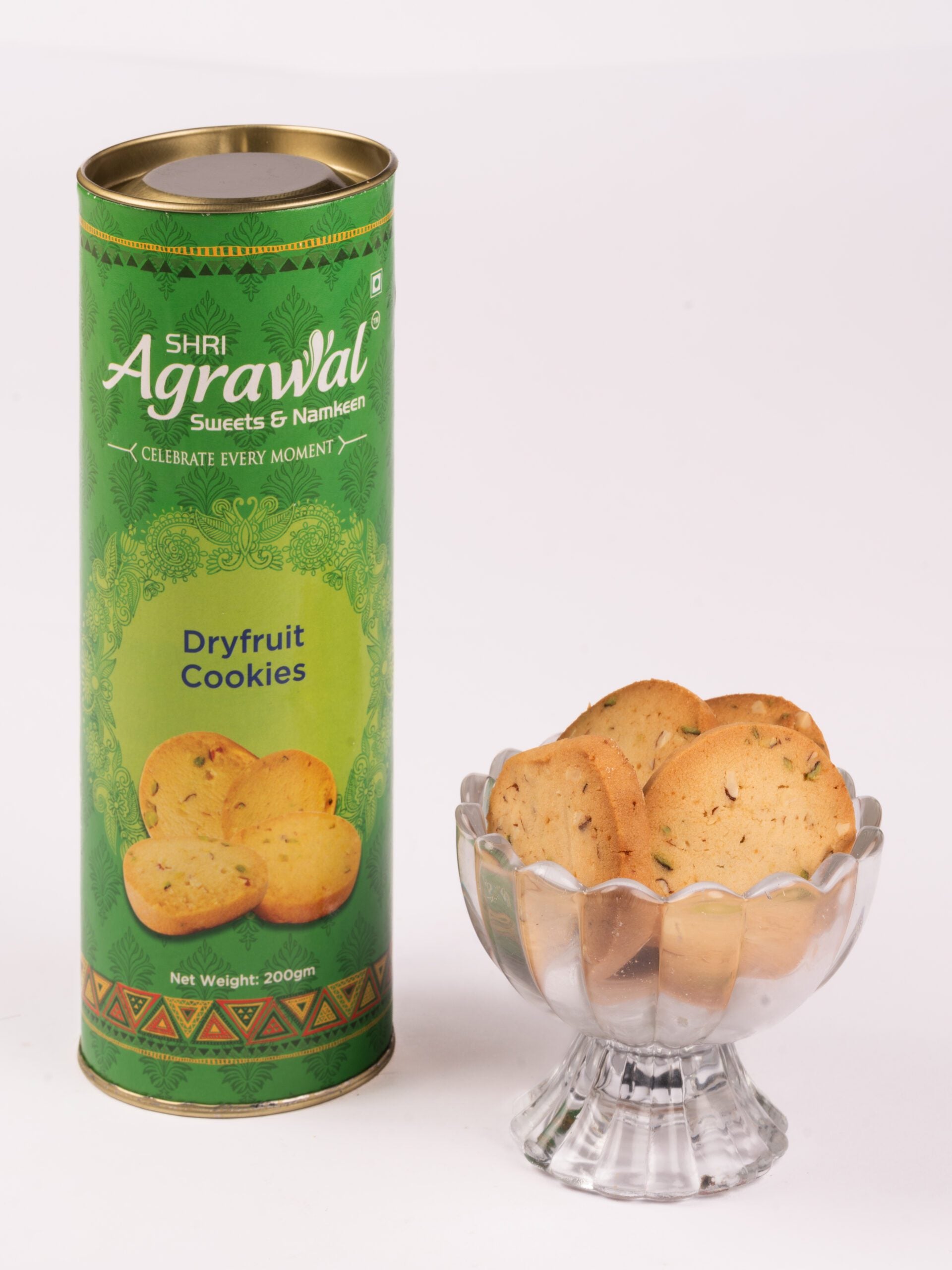 Shri Agrawal Sweets & Namkeen Dryfruit Cookies - 200 gms