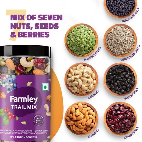 Farmley 7-in-1 Trail Mix - 450 gms