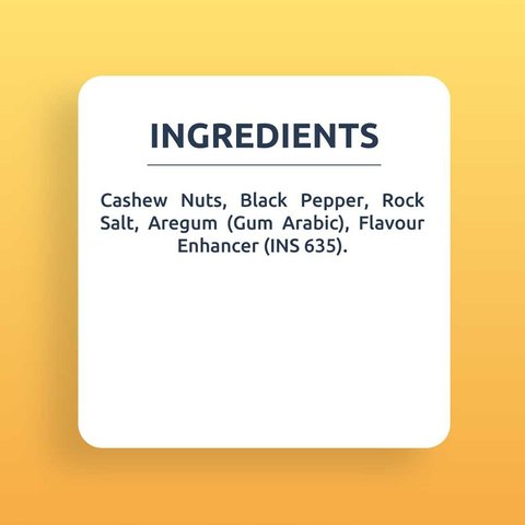 Farmley Black Pepper Flavoured Cashew Roasted - 150 gms