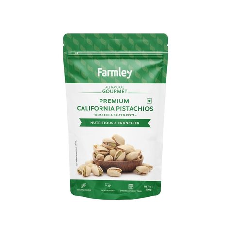 Farmley California Roasted & Salted Pistachios - 200 gms