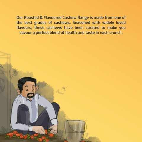 Farmley Classic Salted & Flavoured Cashew Roasted - 150 gms