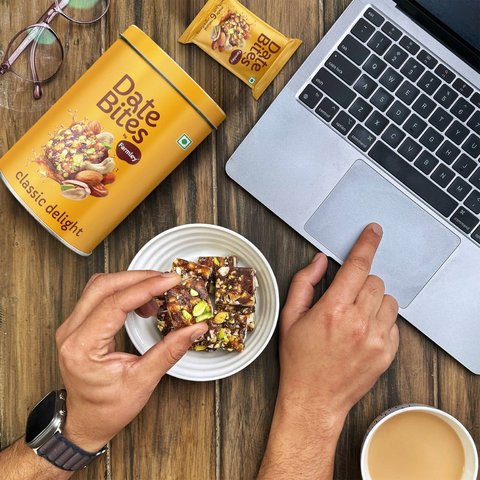 Farmley Date Bites Dry Fruit Burfi (No Added Sugar) - 180 gms