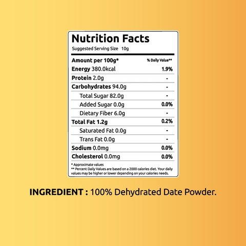 Farmley Date Powder - Natural Sugar - 200 gms
