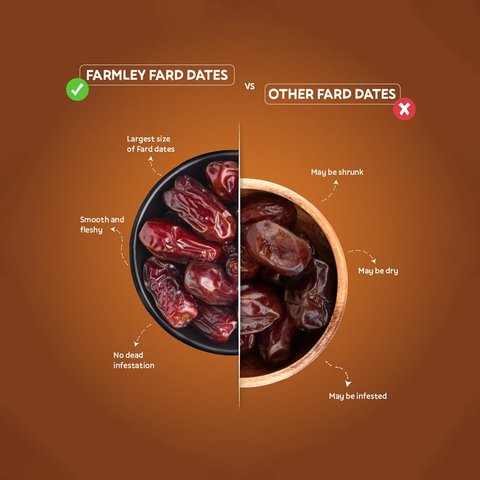 Farmley Fard Omani Dates (Khajur) - 400 gms