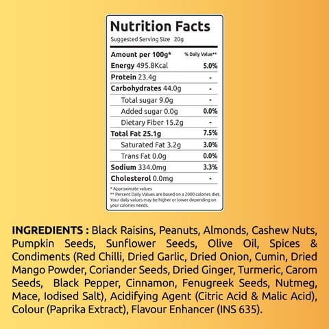 Farmley Mexican Peri-Peri Mix Nuts - 18 gms