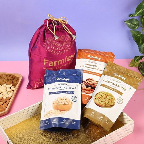 Farmley Mix Dry Fruit Potli - 700 gms
