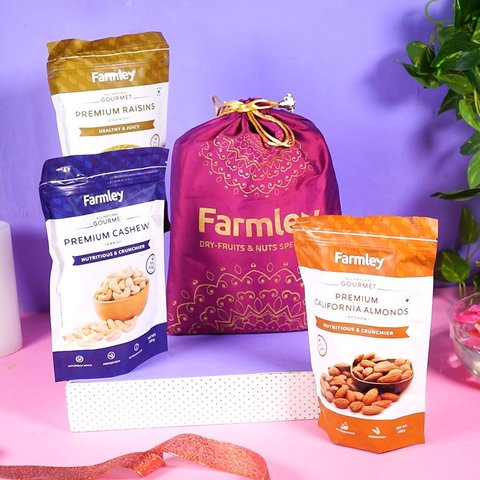 Farmley Mix Dry Fruit Potli - 700 gms
