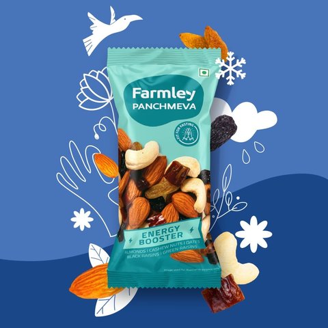 Farmley Panchmeva Dry Fruit Mix - 18 gms