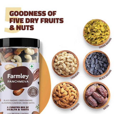 Farmley Panchmeva Dry Fruit Mix - 405 gms