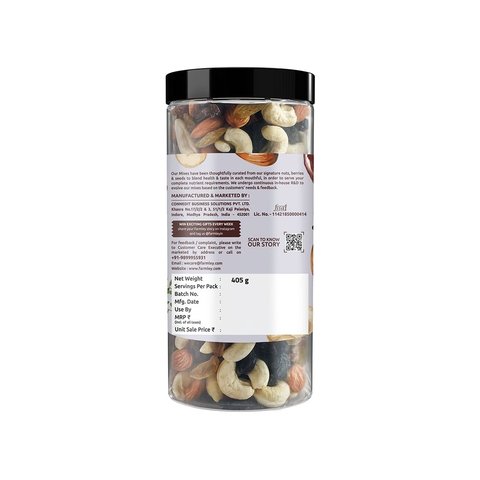 Farmley Panchmeva Dry Fruit Mix - 405 gms