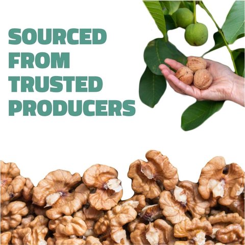 Farmley Premium Broken Chile Walnuts Kernels (Akhrot) - 200 gms