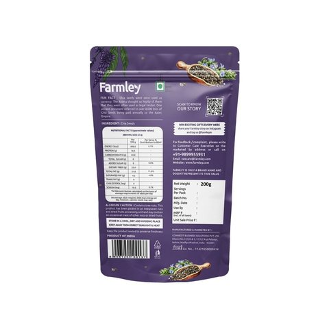 Farmley Premium Chia Seeds - 200 gms
