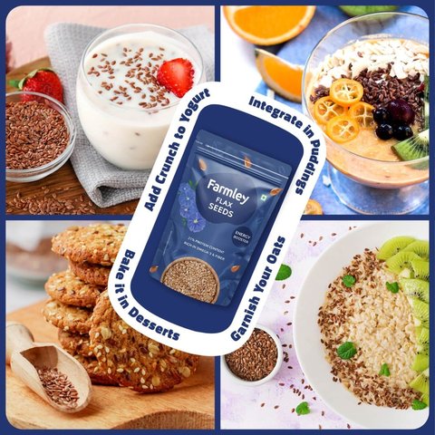Farmley Premium Flax Seeds - 200 gms