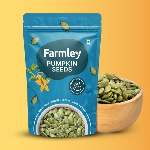 Farmley Premium Pumpkin Seeds (AAA Grade) - 200 gms