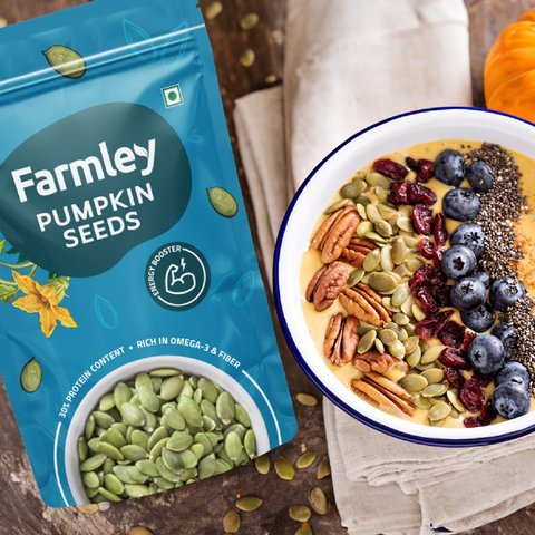Farmley Premium Pumpkin Seeds (AAA Grade) - 200 gms
