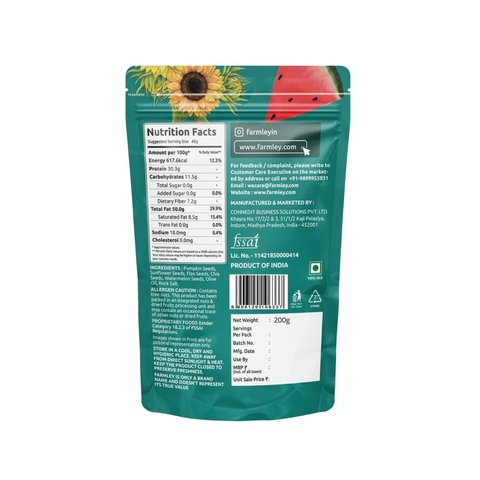 Farmley Protein Rich Mix Seeds - Chia, Pumpkin, Flax & More - 200 gms