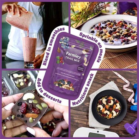 Farmley Trail Mix Dry Fruits, Nuts & Seeds Superfood - 200 gms