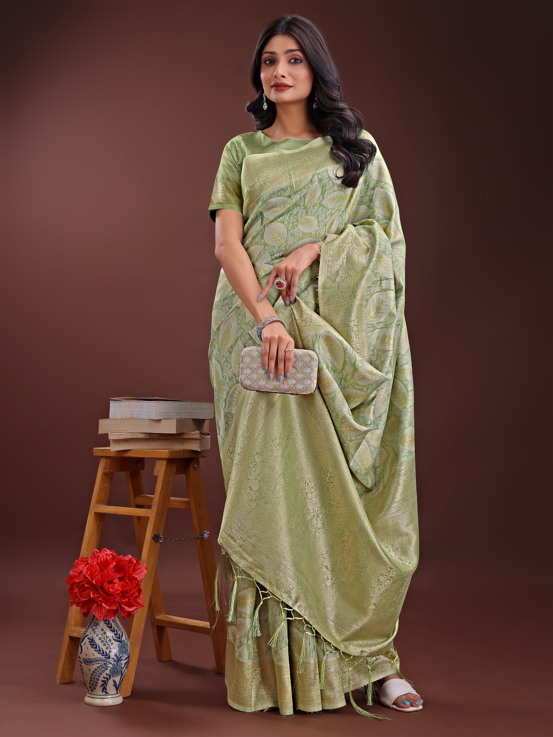Desi Dhaga Cotton Weaves Sarees Collection | Ready To Wear SKU - ASFLO4001 to 06