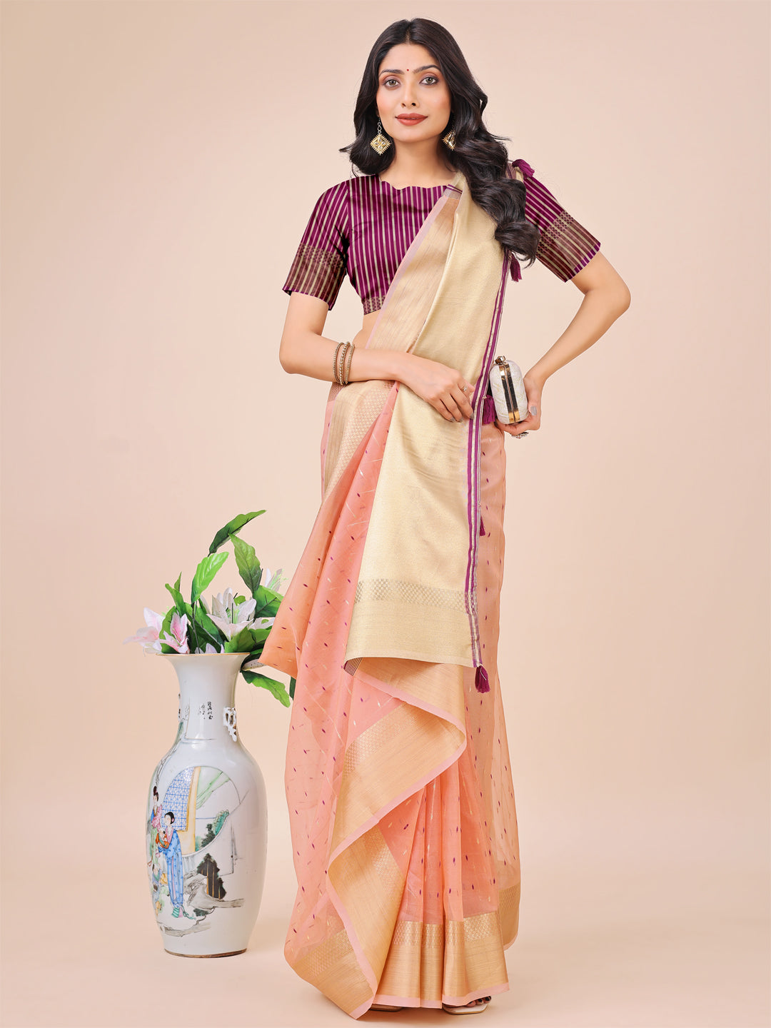 Palkon Par Pyaar Organza Sarees Collection | Ready To Wear SKU - SUFLO1001 to 06