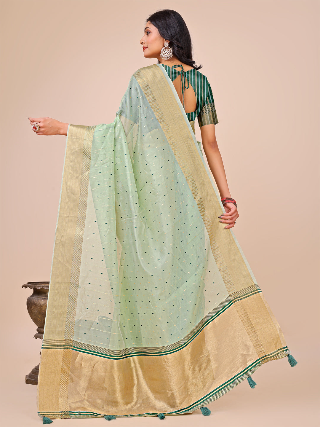 Palkon Par Pyaar Organza Sarees Collection | Ready To Wear SKU - SUFLO1001 to 06