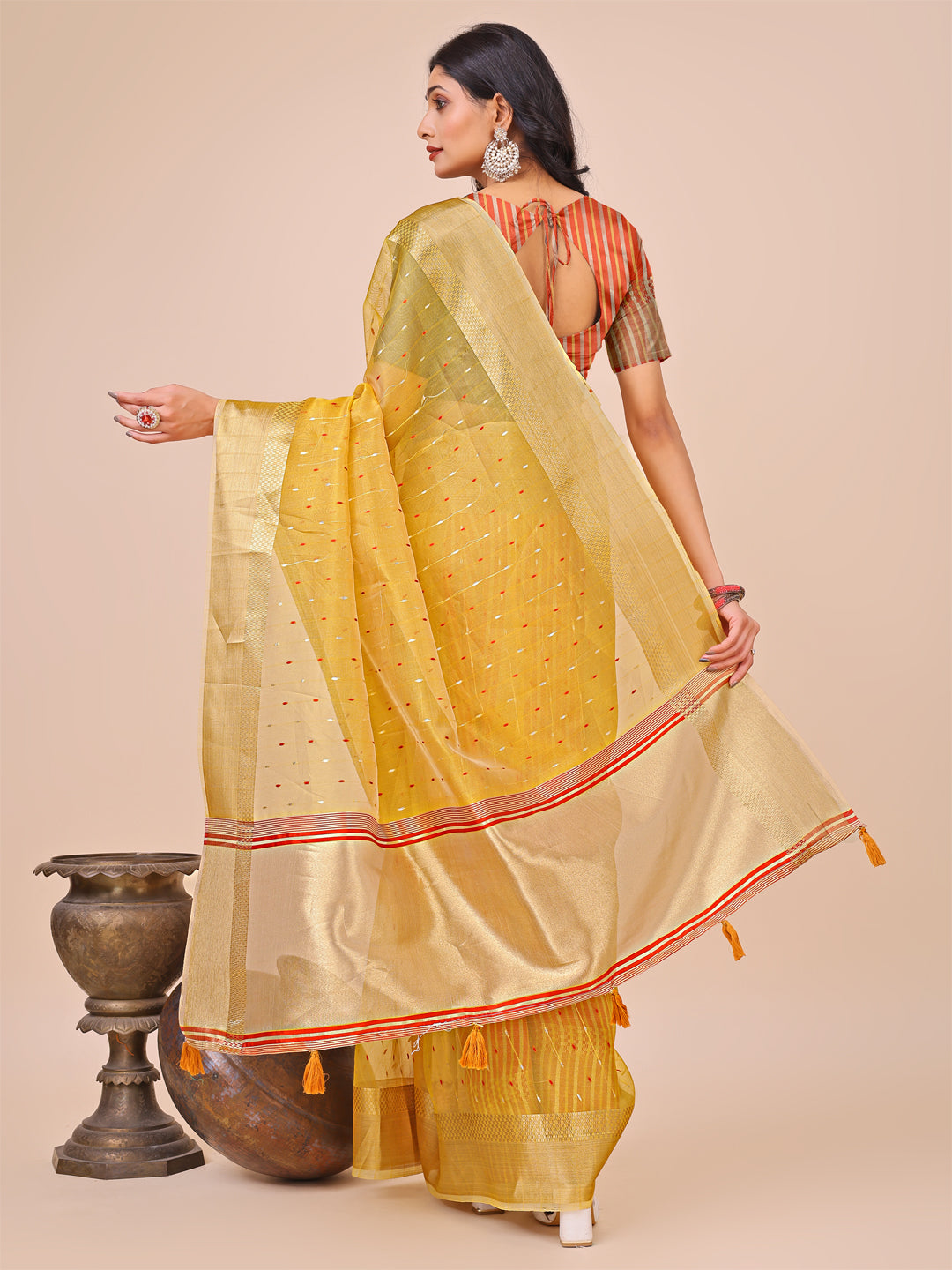 Palkon Par Pyaar Organza Sarees Collection | Ready To Wear SKU - SUFLO1001 to 06