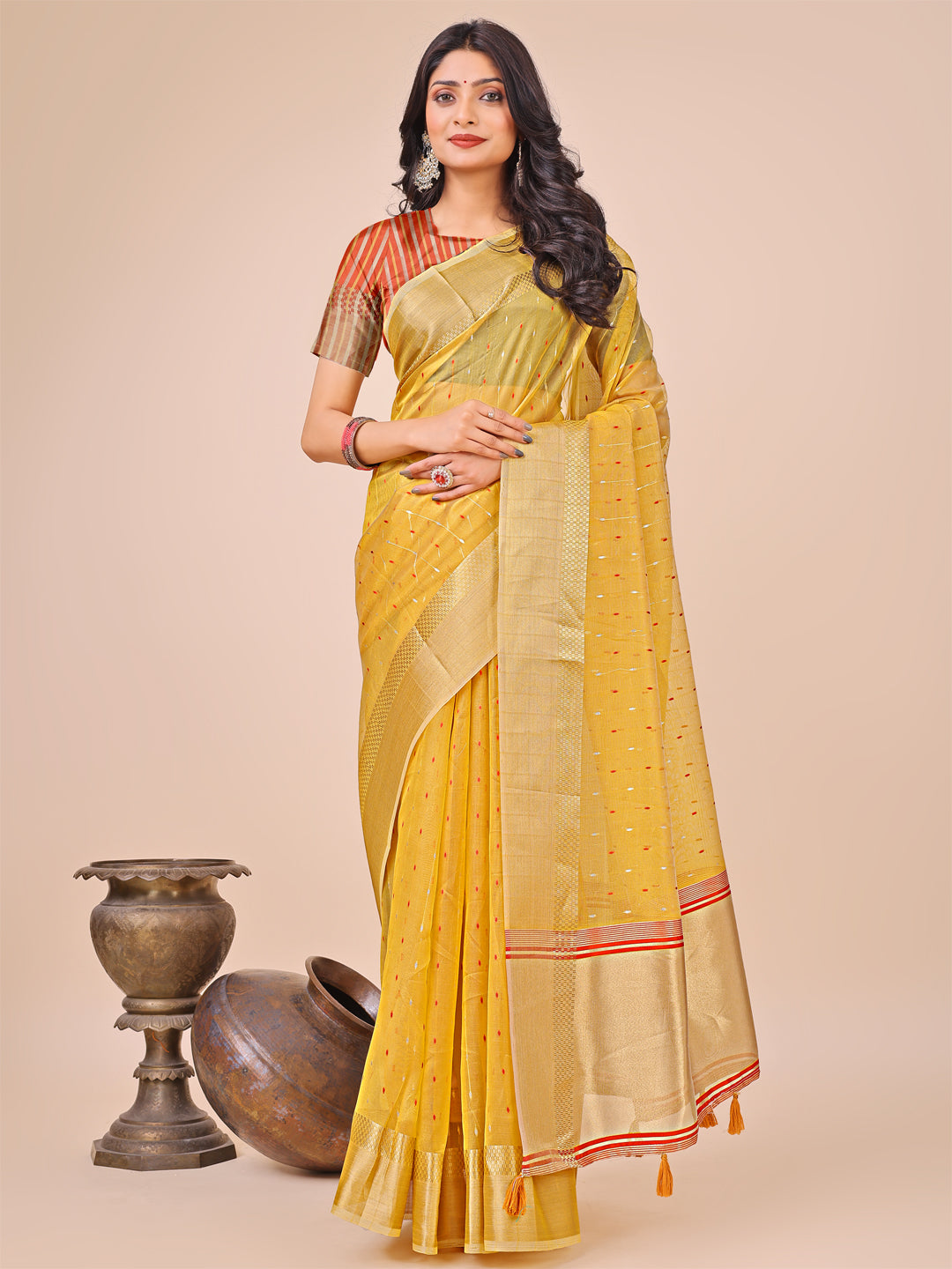 Palkon Par Pyaar Organza Sarees Collection | Ready To Wear SKU - SUFLO1001 to 06