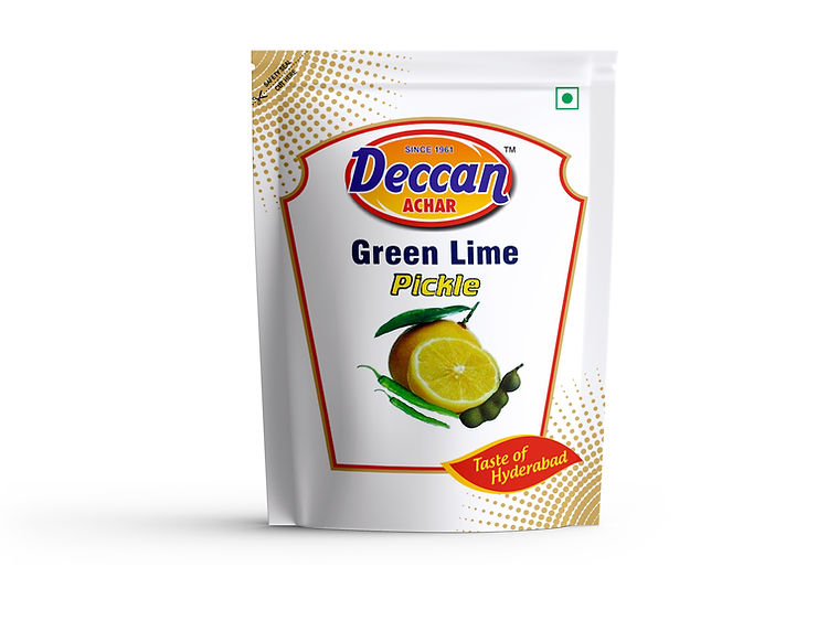 Deccan Achar Green Lime Pickle - 500 gms