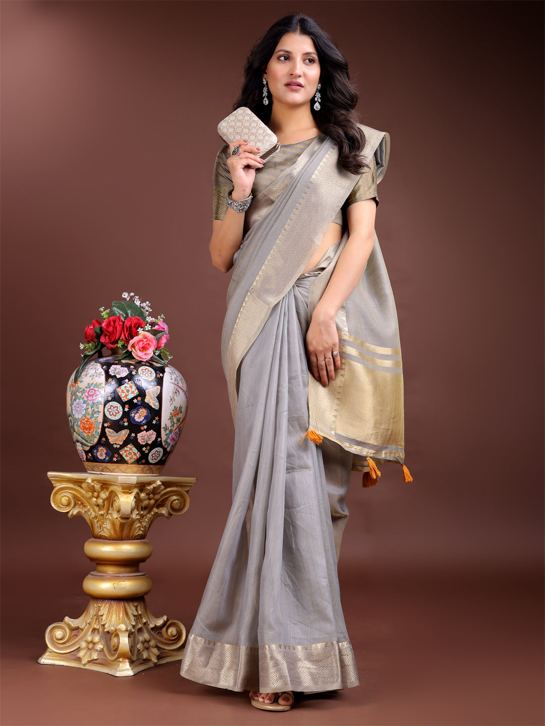 Aarambh Cotton Grace Saree Collection| Ready To Wear SKU-SWBEL1001 to 06