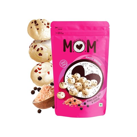 Himalayan Salt & Pepper Roasted Makhana by MOM - Meal Of The Moment - 52 gms