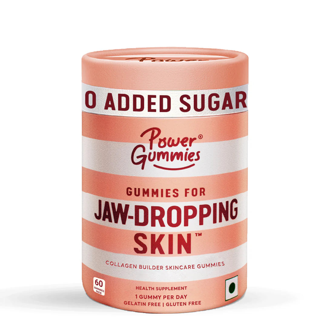 Power Gummies Jaw-Dropping Skin Gummies 30 tablet 1 Month