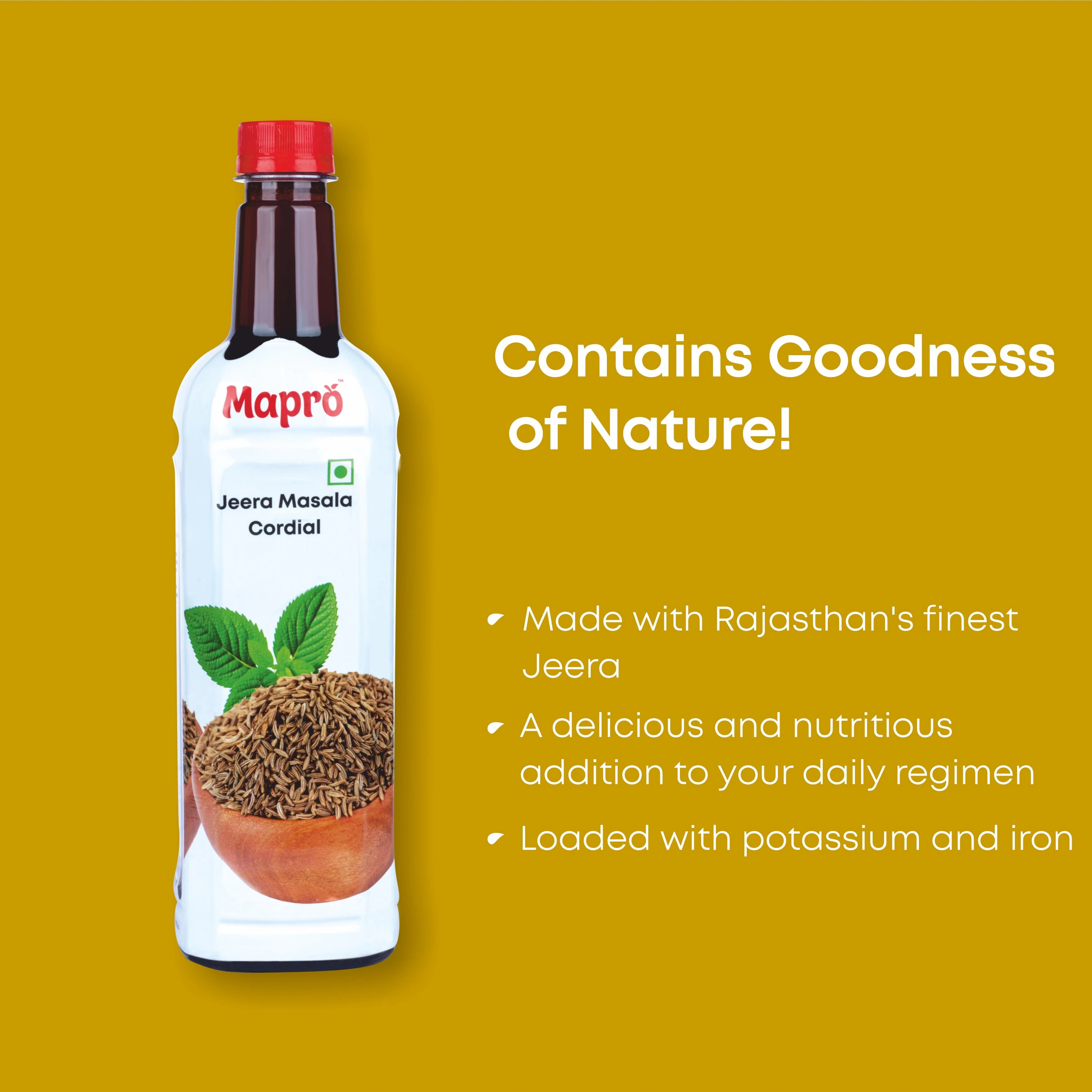 Mapro Jeera Masala Cordial - 750 ml