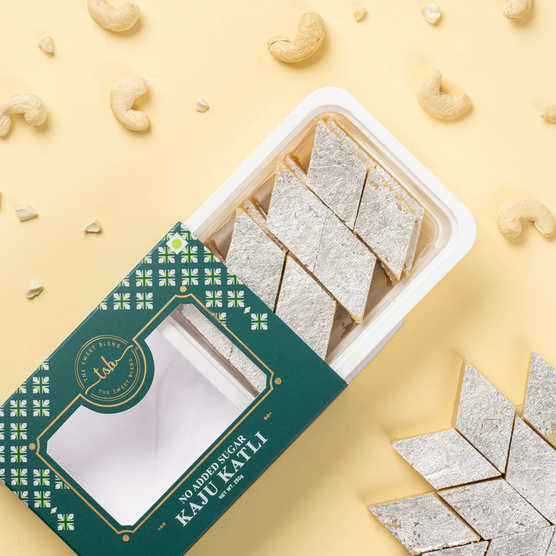 The Sweet Blend Kaju Katli (No added Sugar) - 500 gms