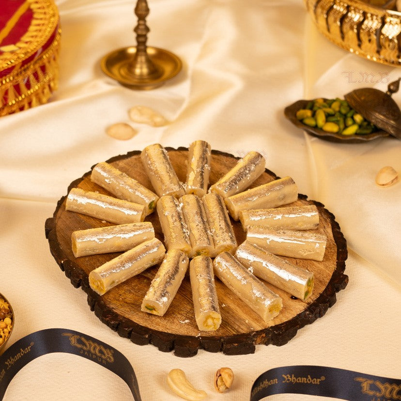 Laxmi Misthan Bhandar Kaju Pista Roll - 500 gms