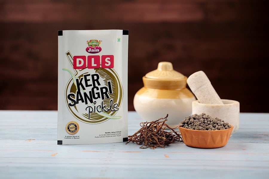 Aslee Paliwala Jain Pickles Ker Sanghari Pickle - 400 gms