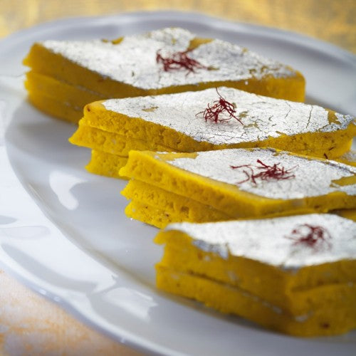 Suleman Usman Mithaiwala Kesar Kaju Katli - 500 gms