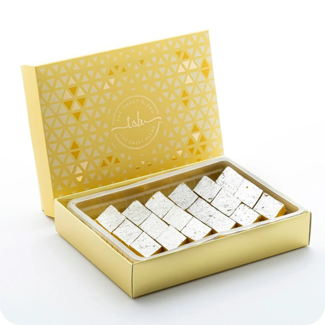 The Sweet Blend Kesar Kaju Katli - 500 gms