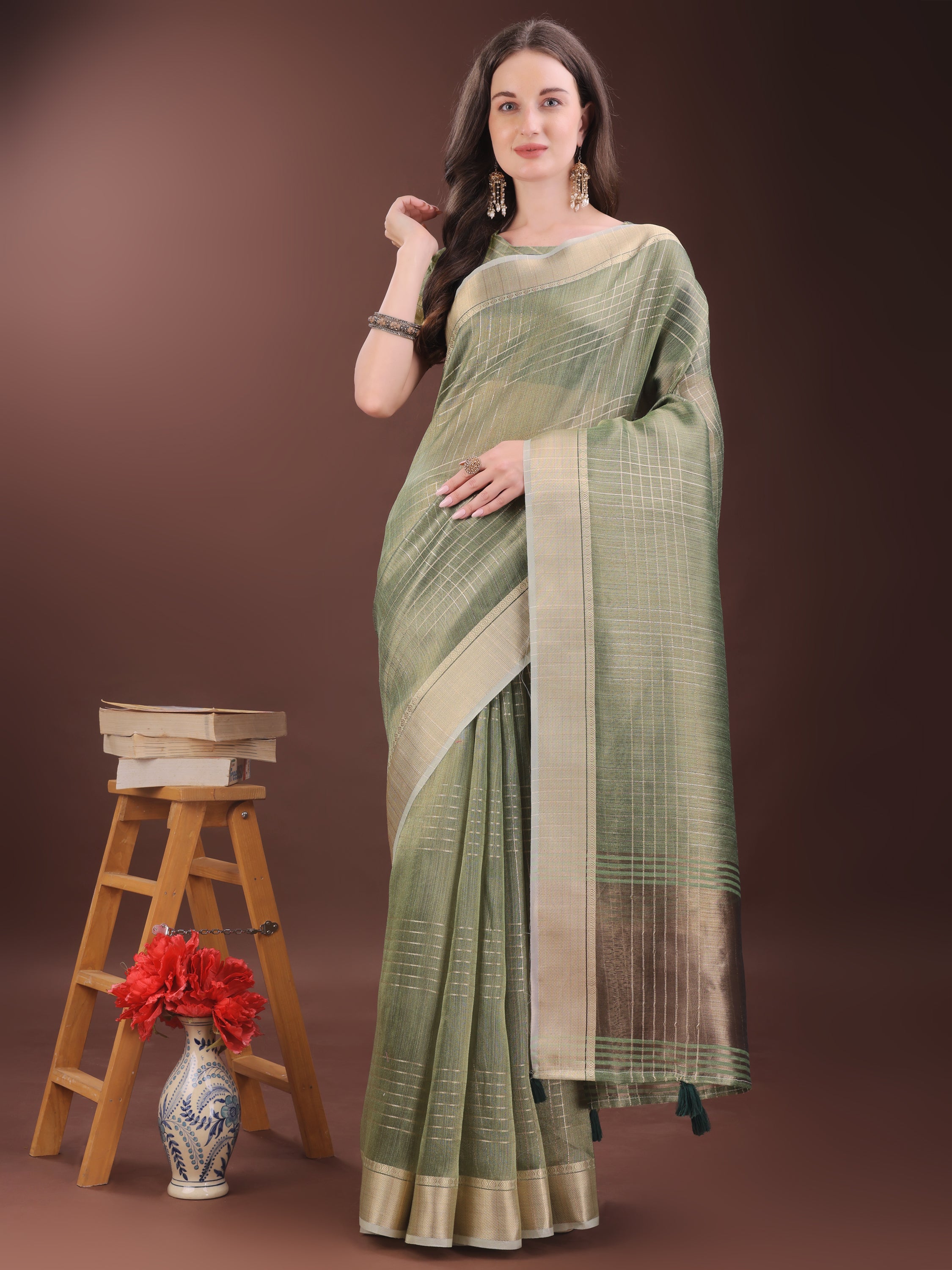 Sitaaron Ki Saheli Organza Sarees Collection | Ready To Wear SKU - SWLAN1001 to 06