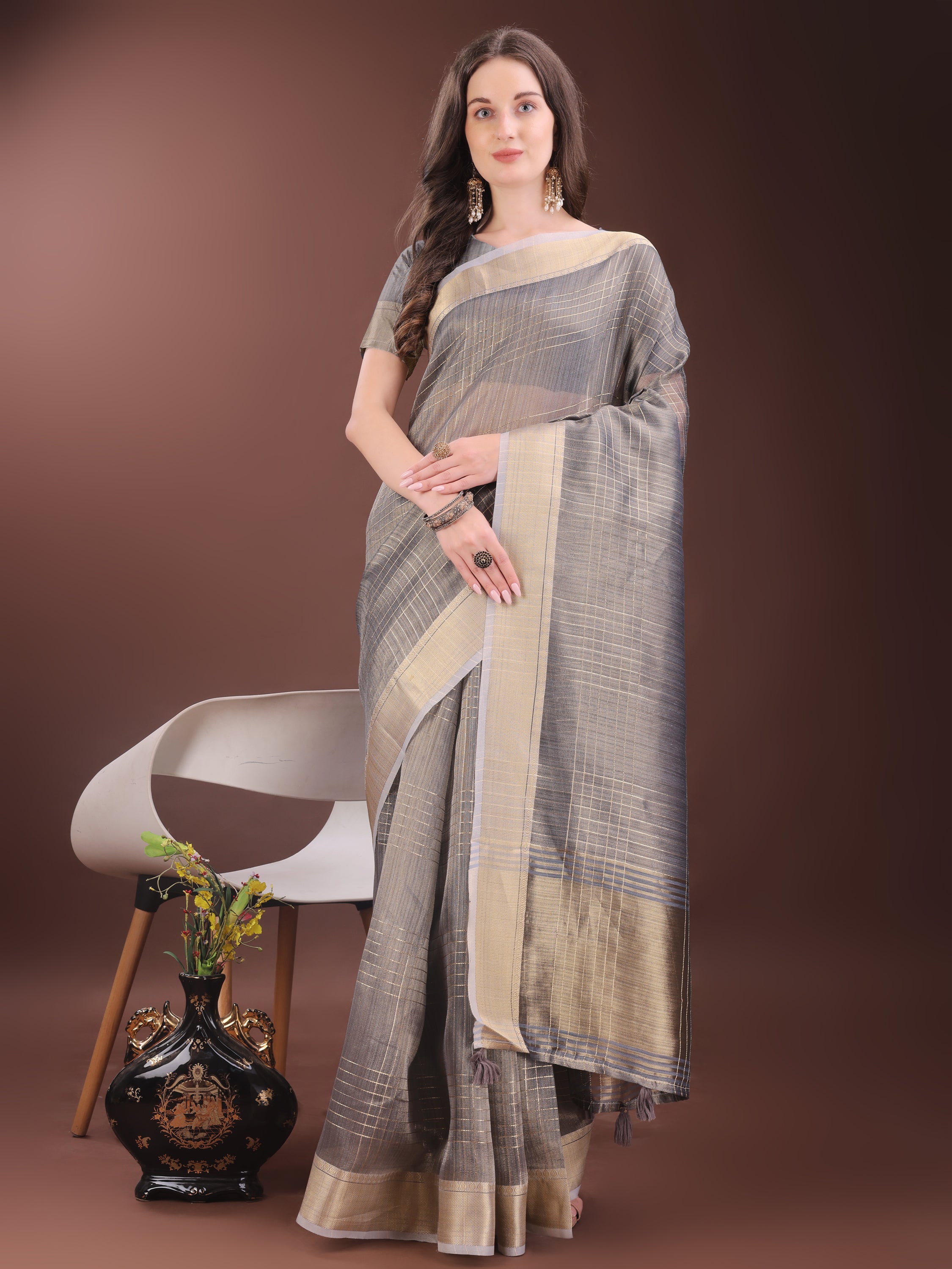 Sitaaron Ki Saheli Organza Sarees Collection | Ready To Wear SKU - SWLAN1001 to 06