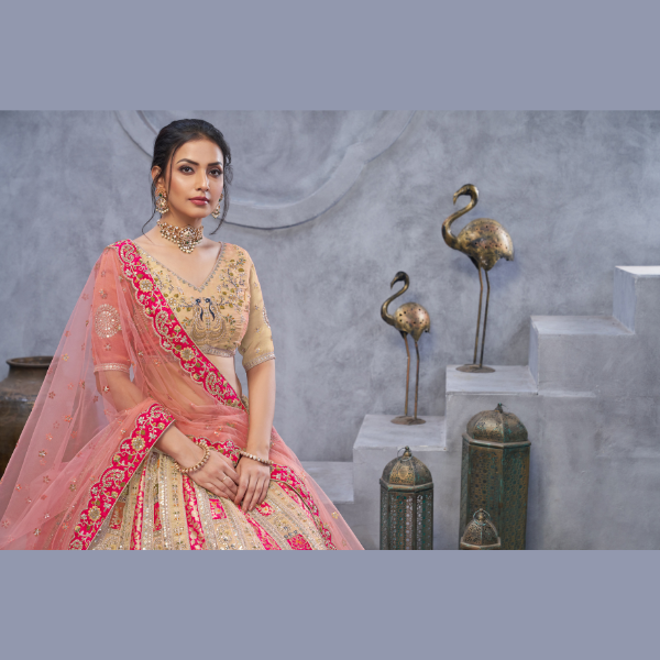 Classic Radiant Magenta Bridal Silk Lehenga Collection | Ready To Wear