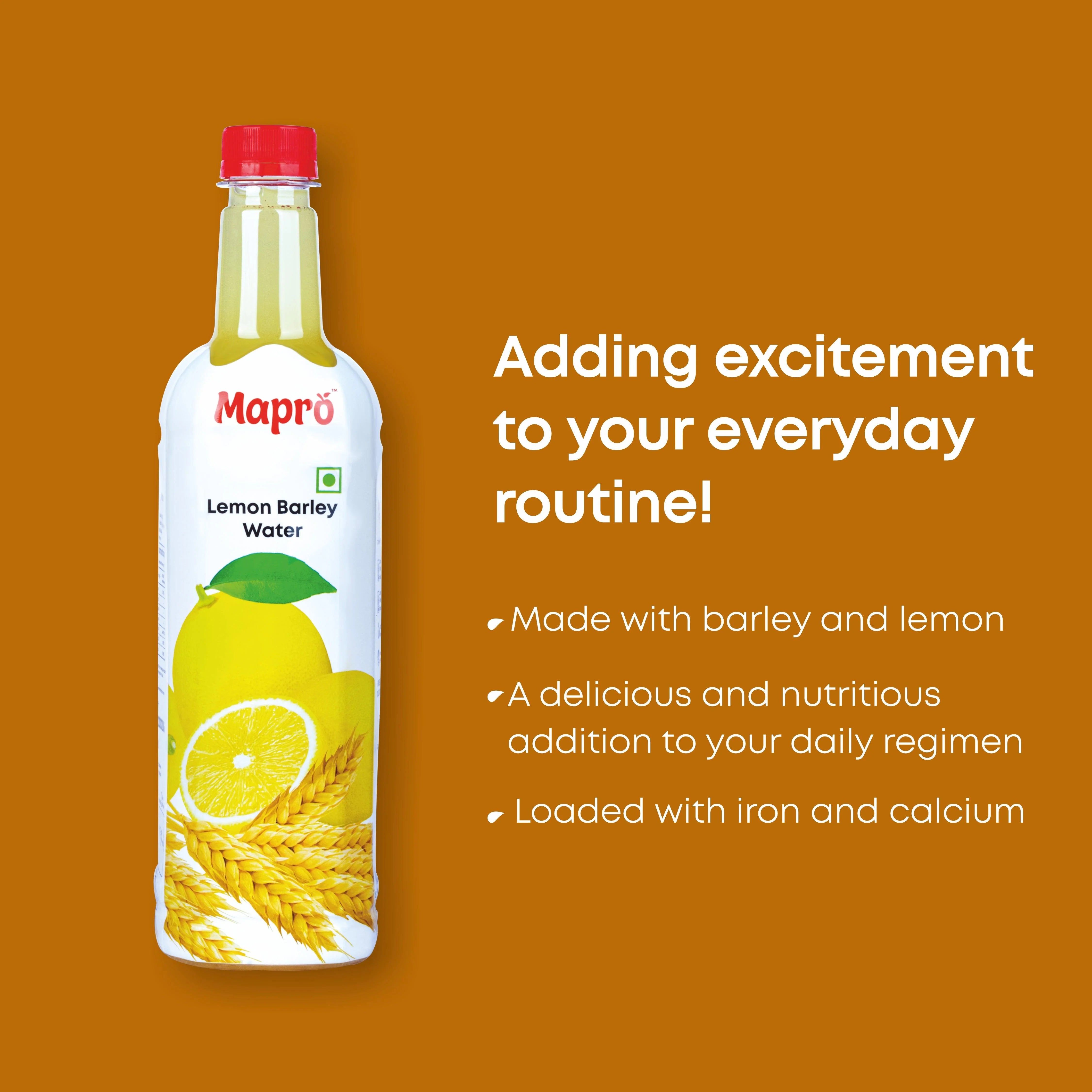 Mapro Lemon Barley Water - 750 ml